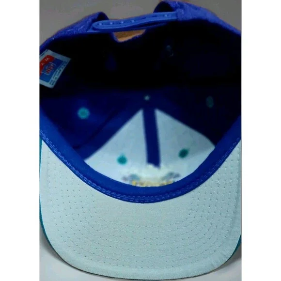 VTG 1997 Super Bowl XXXI Snapback Hat NWT – Drew Pearson NFL Blue Teal Cap USA - Picture 11 of 14